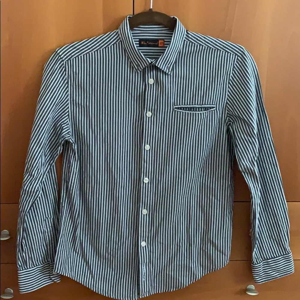 Ben Sherman boys’ striped button down shirt.
